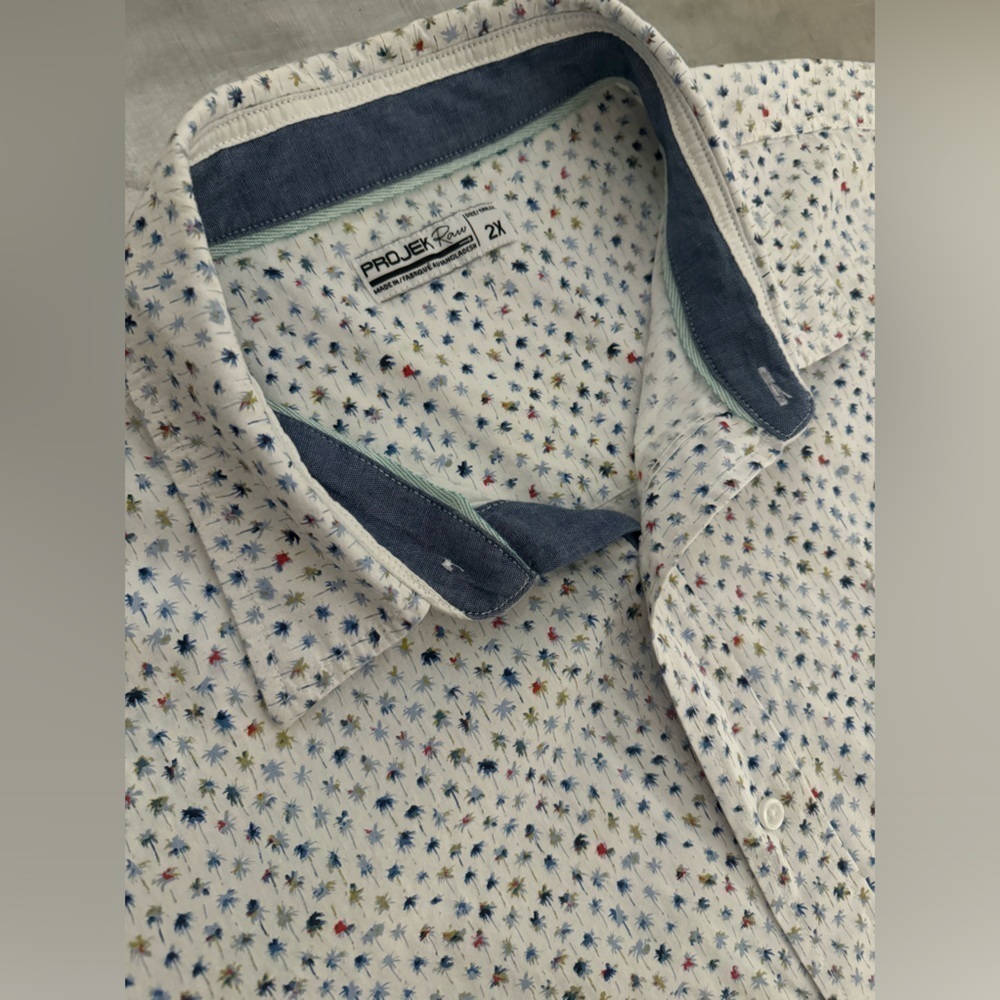 Project Raw - Men’s - cotton casual print shirt